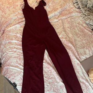 Miami Burgundy Jumpsuit